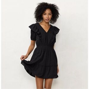 Women's LC Lauren Conrad V-Neck Ruffle Mini Dress